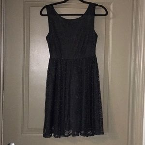 Black shimmer Dress